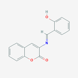 molecular formula C16H11NO3 B223964 N-Salicylidene-3-aminocoumarin CAS No. 1473-60-5