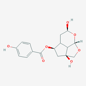 molecular formula C16H18O7 B223965 Catalpin CAS No. 1390-72-3