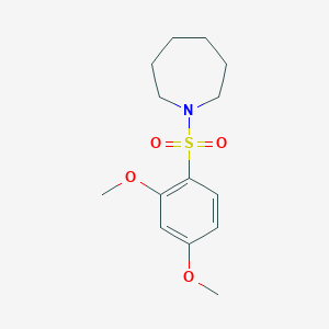 molecular formula C14H21NO4S B223987 1-(2,4-Dimethoxybenzenesulfonyl)azepane 