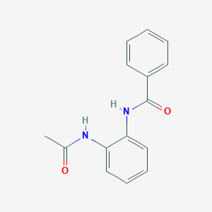 molecular formula C15H14N2O2 B224004 N-[2-(acetylamino)phenyl]benzamide 