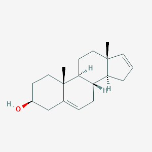 molecular formula C19H28O B224044 5,16-Androstadien-3beta-ol CAS No. 1224-94-8