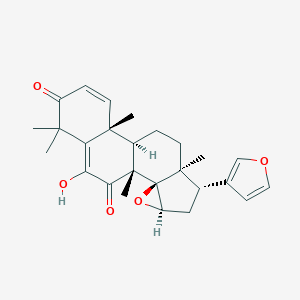 molecular formula C26H30O5 B224078 Cedrelone CAS No. 1254-85-9