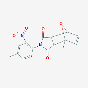 4-methyl-2-(4-methyl-2-nitrophenyl)-3a,4,7,7a-tetrahydro-1H-4,7-epoxyisoindole-1,3(2H)-dione