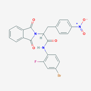 N-(4-Bromo-2-fluoro-phenyl)-2-(1,3-dioxo-1,3-dihydro-isoindol-2-yl)-3-(4-nitro-p
