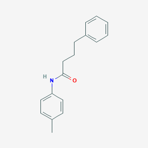 molecular formula C17H19NO B224110 N-(4-methylphenyl)-4-phenylbutanamide 