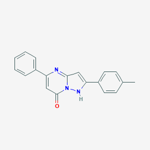 molecular formula C19H15N3O B224115 2-(4-methylphenyl)-5-phenyl-1H-pyrazolo[1,5-a]pyrimidin-7-one 