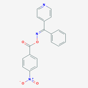 phenyl(4-pyridinyl)methanone O-{4-nitrobenzoyl}oxime