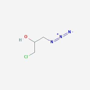 molecular formula C3H6ClN3O B022412 1-叠氮-3-氯-2-丙醇 CAS No. 51275-91-3