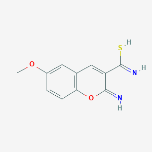 molecular formula C11H10N2O2S B224132 2-Imino-6-methoxy-2H-chromene-3-carbothioamide CAS No. 71796-75-3