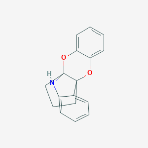 molecular formula C17H15NO2 B224143 2,9-Dioxa-17-azapentacyclo[8.7.3.01,10.03,8.011,16]icosa-3,5,7,11,13,15-hexaene 