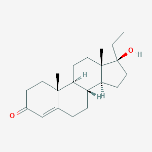 molecular formula C21H32O2 B224152 Ethyltestosterone CAS No. 1235-97-8