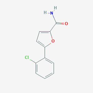 molecular formula C11H8ClNO2 B224156 5-(2-氯苯基)呋喃-2-甲酰胺 CAS No. 61941-95-5