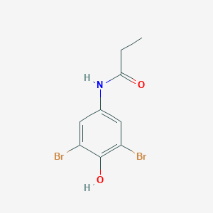 molecular formula C9H9Br2NO2 B224164 N-(3,5-dibromo-4-hydroxyphenyl)propanamide 