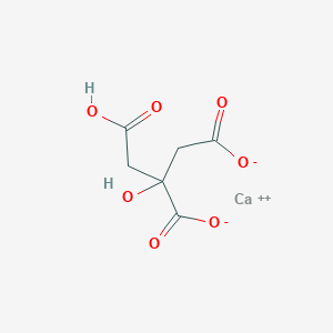 molecular formula C6H6CaO7 B224172 Calcium;2-(carboxymethyl)-2-hydroxybutanedioate CAS No. 1185-56-4