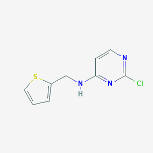 molecular formula C9H8ClN3S B224181 2-chloro-N-(2-thienylmethyl)-4-pyrimidinamine 