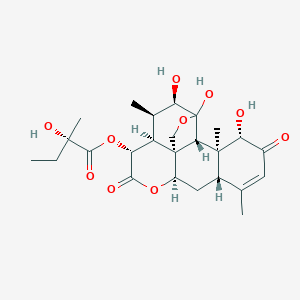 molecular formula C25H34O10 B224207 Glaucarubinone CAS No. 1259-86-5