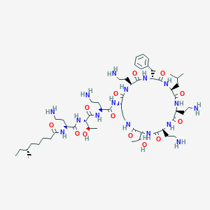 molecular formula C56H98N16O13 B224226 Polymyxin B(1) CAS No. 1404-26-8