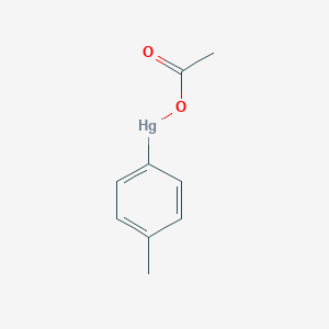 molecular formula C9H10HgO2 B224242 p-Tolylmercuric acetate CAS No. 1300-78-3