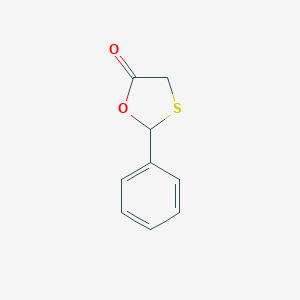 molecular formula C9H8O2S B224251 2-Phenyl-1,3-oxathiolan-5-one 