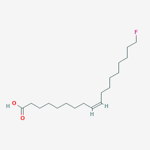 molecular formula C18H33FO2 B224302 Oleic acid, 18-fluoro- CAS No. 1478-37-1