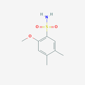 molecular formula C9H13NO3S B224361 2-Methoxy-4,5-dimethylbenzenesulfonamide 