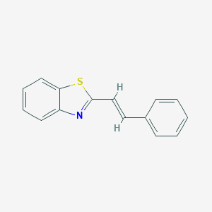 molecular formula C15H11NS B224385 2-Styrylbenzothiazole CAS No. 1483-30-3