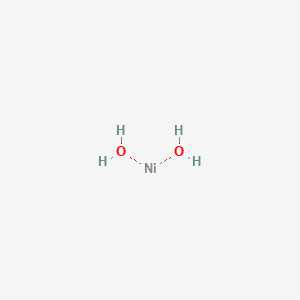 molecular formula H2NiO2 B224685 氢氧化镍 CAS No. 12054-48-7