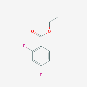 molecular formula C9H8F2O2 B022472 2,4-二氟苯甲酸乙酯 CAS No. 108928-00-3