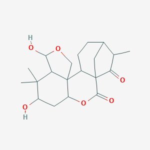 molecular formula C20H28O6 B224792 Dihydroenmein CAS No. 14237-76-4