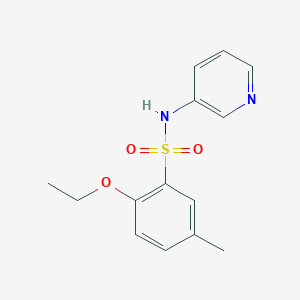 molecular formula C14H16N2O3S B224866 2-ethoxy-5-methyl-N-pyridin-3-ylbenzenesulfonamide 