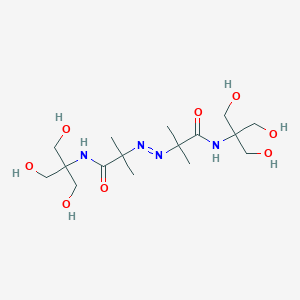 B022496 2,2'-(Diazene-1,2-diyl)bis(N-(1,3-dihydroxy-2-(hydroxymethyl)propan-2-yl)-2-methylpropanamide) CAS No. 104222-32-4