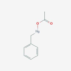 molecular formula C11H12N2S B224969 Benzylmercuriacetate CAS No. 10341-89-6