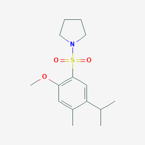 1-((5-Isopropyl-2-methoxy-4-methylphenyl)sulfonyl)pyrrolidine