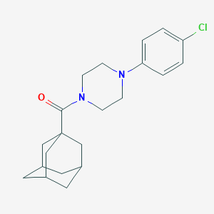 molecular formula C21H27ClN2O B225135 1-(1-Adamantylcarbonyl)-4-(4-chlorophenyl)piperazine 