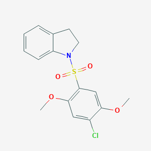 1-[(4-Chloro-2,5-dimethoxyphenyl)sulfonyl]indoline