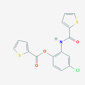 4-Chloro-2-[(2-thienylcarbonyl)amino]phenyl 2-thiophenecarboxylate