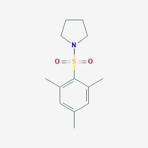 molecular formula C13H19NO2S B225148 1-(Mesitylsulfonyl)pyrrolidine 