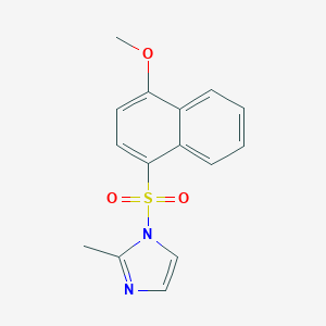 1-[(4-methoxynaphthalen-1-yl)sulfonyl]-2-methyl-1H-imidazole