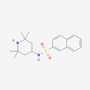 N-(2,2,6,6-tetramethylpiperidin-4-yl)naphthalene-2-sulfonamide