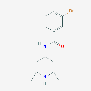 3-bromo-N-(2,2,6,6-tetramethylpiperidin-4-yl)benzamide