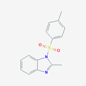 molecular formula C15H14N2O2S B225211 2-Methyl-1-(4-methylphenyl)sulfonylbenzimidazole 