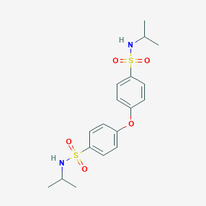 molecular formula C18H24N2O5S2 B225220 N-isopropyl-4-{4-[(isopropylamino)sulfonyl]phenoxy}benzenesulfonamide 