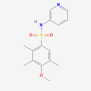 4-methoxy-2,3,5-trimethyl-N-(3-pyridinyl)benzenesulfonamide