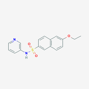 molecular formula C17H16N2O3S B225231 6-ethoxy-N-(3-pyridinyl)-2-naphthalenesulfonamide 