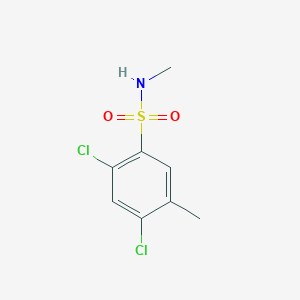 molecular formula C8H9Cl2NO2S B225235 2,4-dichloro-N,5-dimethylbenzenesulfonamide 