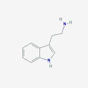 molecular formula C10H12N2 B022526 色胺 CAS No. 61-54-1