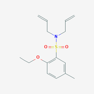 molecular formula C15H21NO3S B225350 N,N-diallyl-2-ethoxy-5-methylbenzenesulfonamide 