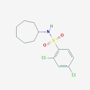 2,4-dichloro-N-cycloheptylbenzenesulfonamide
