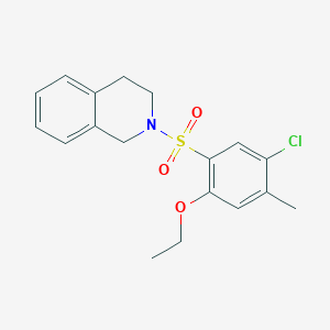 4-chloro-2-(3,4-dihydro-2(1H)-isoquinolinylsulfonyl)-5-methylphenyl ethyl ether