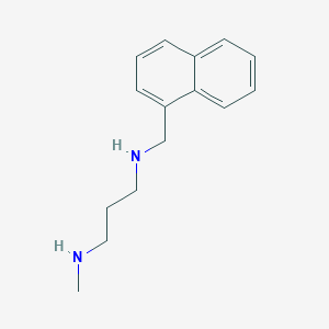 molecular formula C15H20N2 B225400 N-methyl-N'-(naphthalen-1-ylmethyl)propane-1,3-diamine 